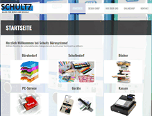 Tablet Screenshot of buero-schultz.de